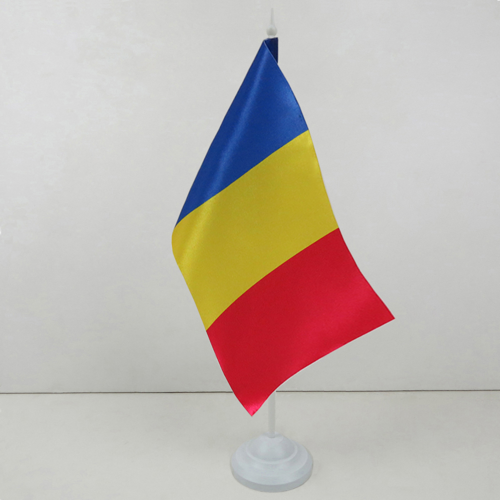 Флажок Республики Чад на пластиковой подставке